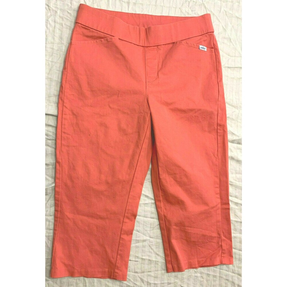 CHIC PULL ON WOMENS CAPRIS PANTS SIZE 8